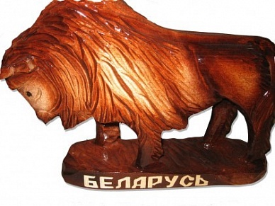 Зубр малый с надписью «Беларусь»