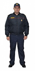 Куртка-утеплитель универсальная темно-серого цвета модель 450-13