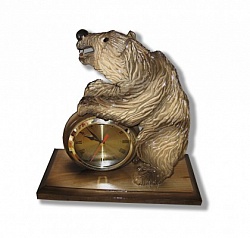 Часы "Медведь с бочкой"