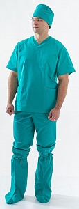 Костюм хирургический модель 275-2-08 (рубашка,брюки,колпак)