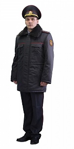 Куртка демисезонная модель 463-13, фуражка шерстяная модель 474-14 темно-серого цвета