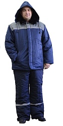 Куртка утепленная т/синего цвета М. 373-2-10